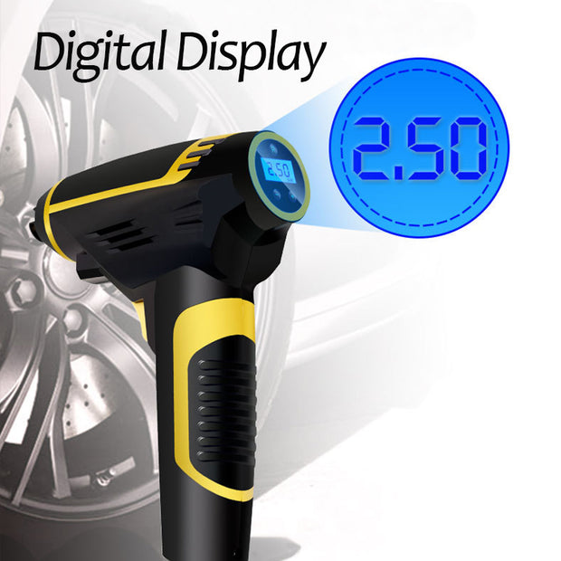 Automatic Portable Handheld Digital LED Smart Car Air Compressor Pump - Allstar Station