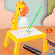 Children LED Projector Art Drawing Table Toys Painting Board Desk - Allstar Station