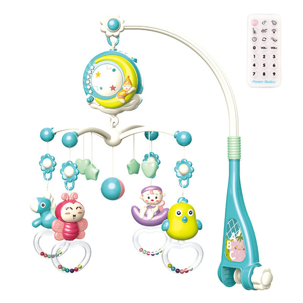 Baby Rattles Crib Mobiles Toy Holder Rotating Mobile Bed Bell Musical Box Projection Newborn Infant Baby Boy Toys - Allstar Station