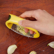 Stainless Steel Garlic Masher Garlic Press Household Manual Curve Fruit Vegetable Tools Kitchen Gadgets - Allstar Station