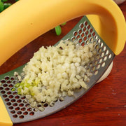 Stainless Steel Garlic Masher Garlic Press Household Manual Curve Fruit Vegetable Tools Kitchen Gadgets - Allstar Station