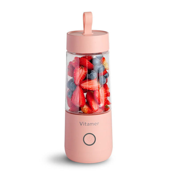 350ml Portable Blender Juicer Electric USB Rechargeable Mixer Smoothie Slushy Cup Fresh Juice Blender Bottle USB Charging Kitchen Gadgets - Allstar Station