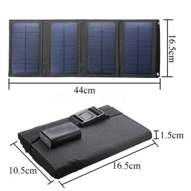 USB Interface 20W5V Portable Solar Foldable Battery Panel - Allstar Station