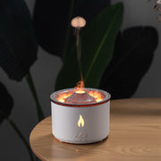 New Creative Ultrasonic Essential Oil Humidifier Volcano Aromatherapy Machine Spray Jellyfish Air Flame Humidifier Diffuser - Allstar Station