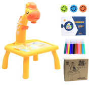 Children LED Projector Art Drawing Table Toys Painting Board Desk - Allstar Station