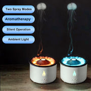 New Creative Ultrasonic Essential Oil Humidifier Volcano Aromatherapy Machine Spray Jellyfish Air Flame Humidifier Diffuser - Allstar Station