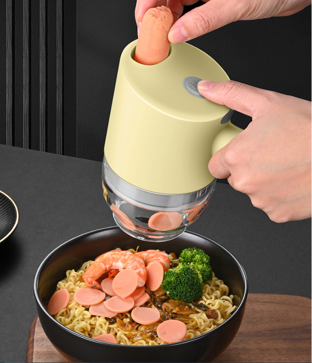 Chopper Kitchen Household Multi-functional Electric Vegetable Cutter Lazy Chopping Artifact Handheld Chopper Kitchen Gadgets - Allstar Station